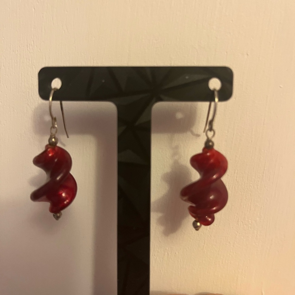 Yumi Kim Red Venetian Glass Earrings